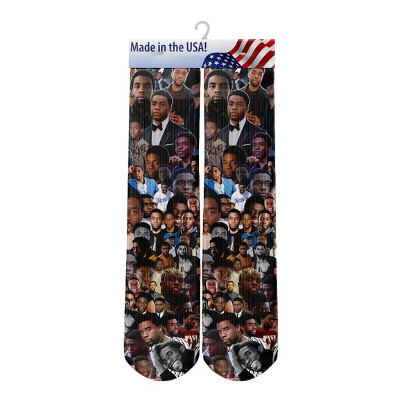 Chadwick Boseman Socks - Picture 1 of 1